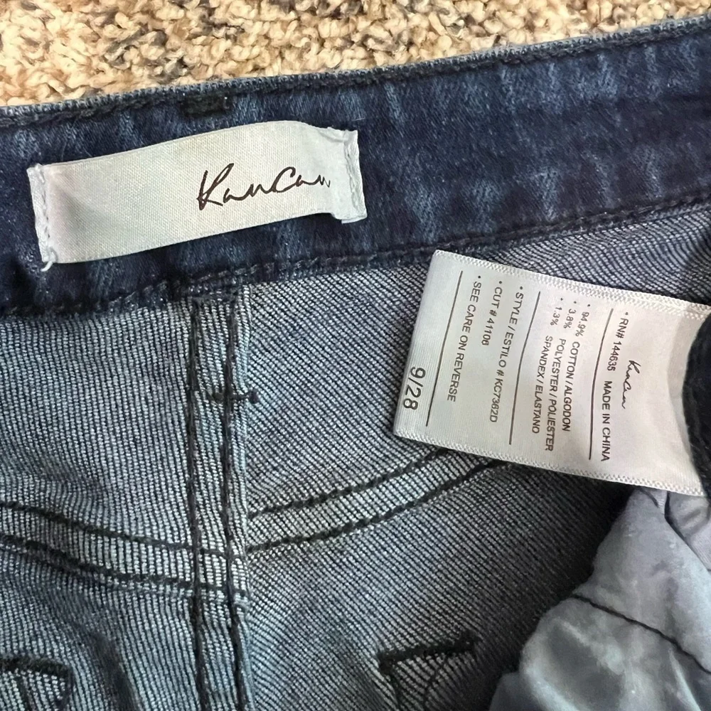 Kancan Arden High Rise Ankle Skinny Women's Medium Blue Denim Jeans size 9 - Picture 2 of 6